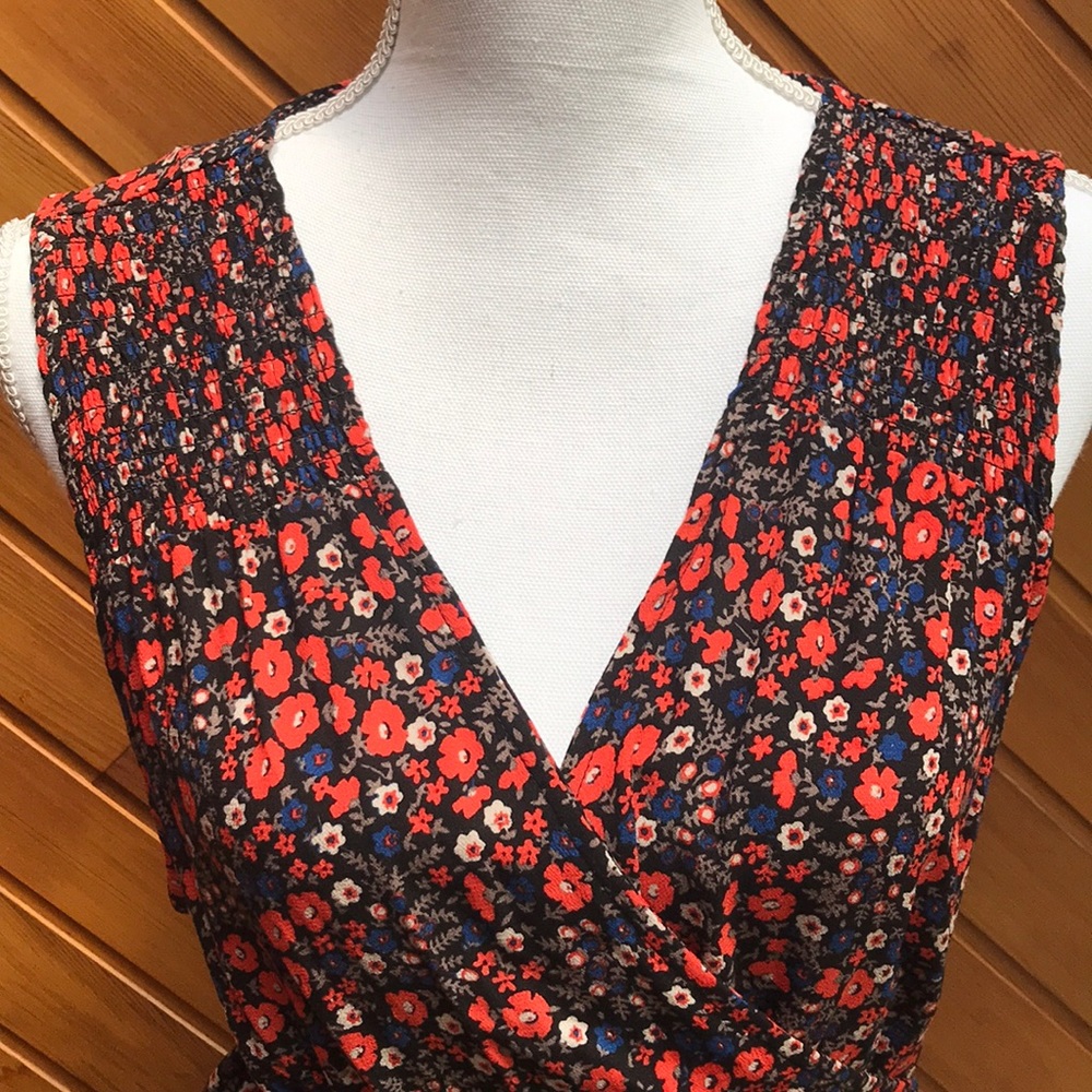 Universal Thread Patterned Wrap Dress Never Worn - image 2